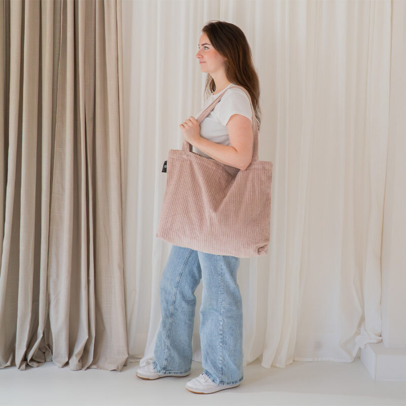 Wallabag Corduroy Pink